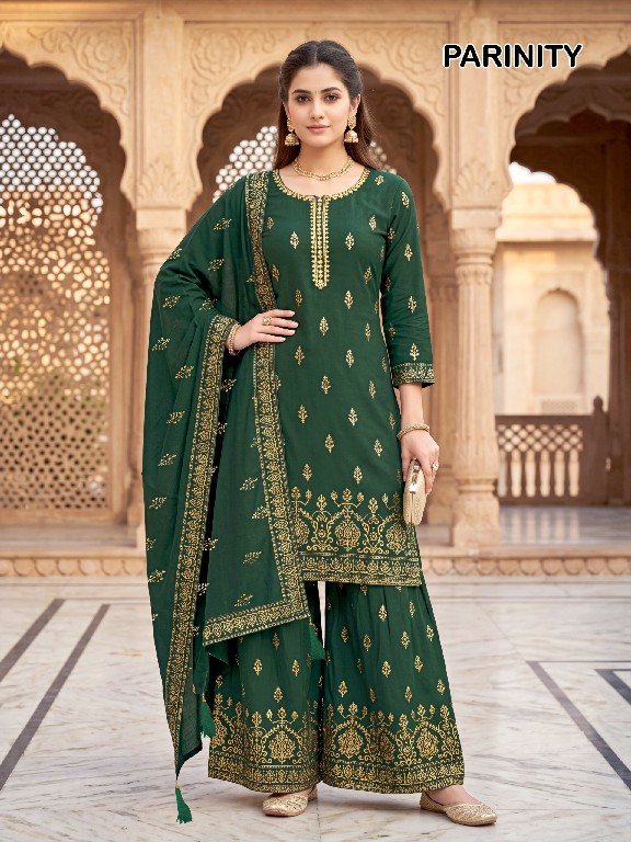 RANGRUT PARINITY WHOLESALE READYMADE RAYON BIG SIZE SHARARA STYLE 3 PCS SUITS EXPORTER