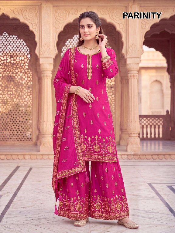 RANGRUT PARINITY WHOLESALE READYMADE RAYON BIG SIZE SHARARA STYLE 3 PCS SUITS EXPORTER