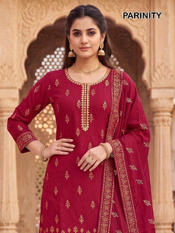 RANGRUT PARINITY WHOLESALE READYMADE RAYON BIG SIZE SHARARA STYLE 3 PCS SUITS EXPORTER