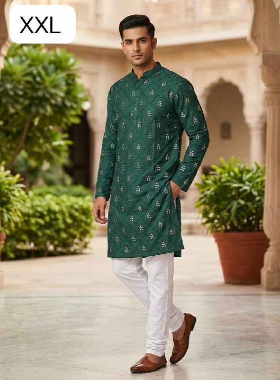 TEXTILEDEAL PRESENT READYMADE COTTON PAPER MIRROR WORK KURTA SET FOR MEN ONLINE