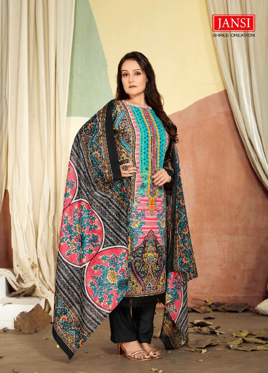 JANSI FARAAH VOL 1 WHOLESALE READYMADE SOFT COTTON PRINTED CASUAL WEAR 3 PCS SUITS ONLINE