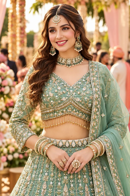 MRUDANGI ZARIYA WHOLESALE READYMADE REAL SALSA FULL HEAVY BEADS WORK LEHENGA CHOLI FOR EVERY OCCASION EXPORTER