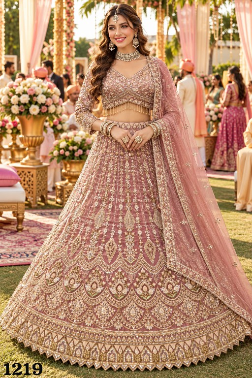 MRUDANGI ZARIYA WHOLESALE READYMADE REAL SALSA FULL HEAVY BEADS WORK LEHENGA CHOLI FOR EVERY OCCASION EXPORTER