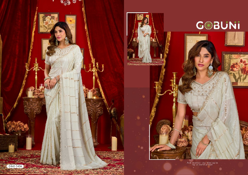 GOBUNI SAHIBA WHOLESALE PRADA SILK LUXURIOUS LOOK INDIAN SAREES FOR WOMEN ONLINE