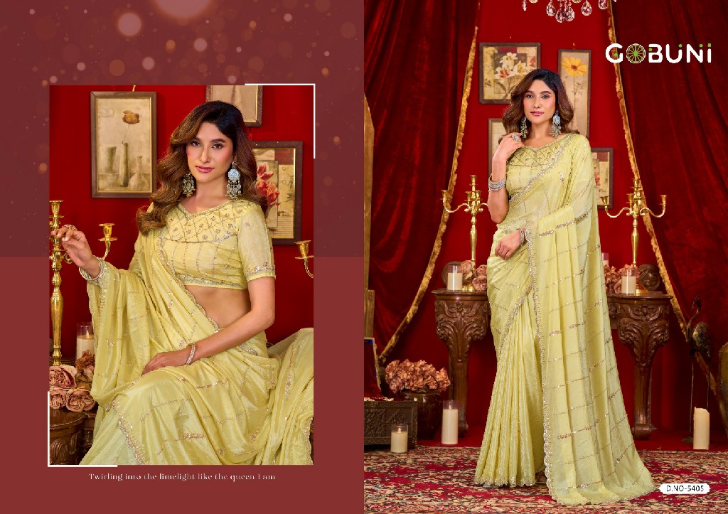 GOBUNI SAHIBA WHOLESALE PRADA SILK LUXURIOUS LOOK INDIAN SAREES FOR WOMEN ONLINE