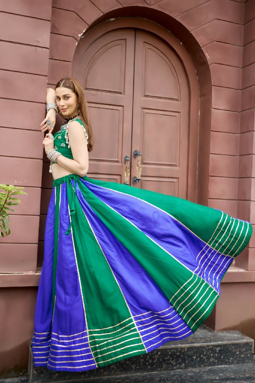 TEXTILEDEAL D.NO KD-8 WHOLESALE READYMADE PURE COTTON NAVRATRI TRENDING LEHENGA CHHOLI FOR EXPORT