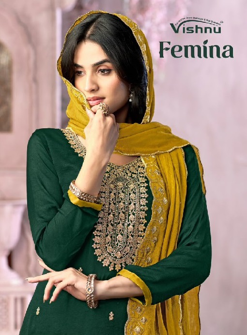 VISHNU FEMINA WHOLESALE RANGOLI CRUSH FASHIONABLE UNSTITCH SALWAR SUITS EXPORTER