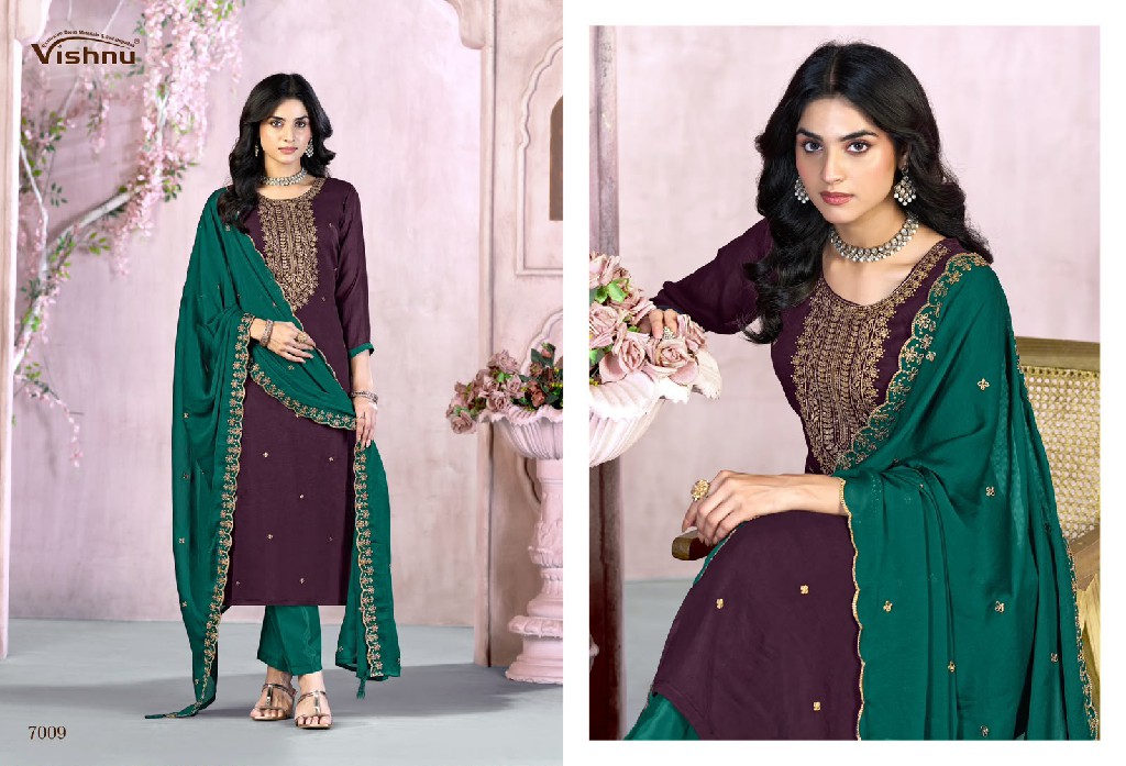 VISHNU FEMINA WHOLESALE RANGOLI CRUSH FASHIONABLE UNSTITCH SALWAR SUITS EXPORTER