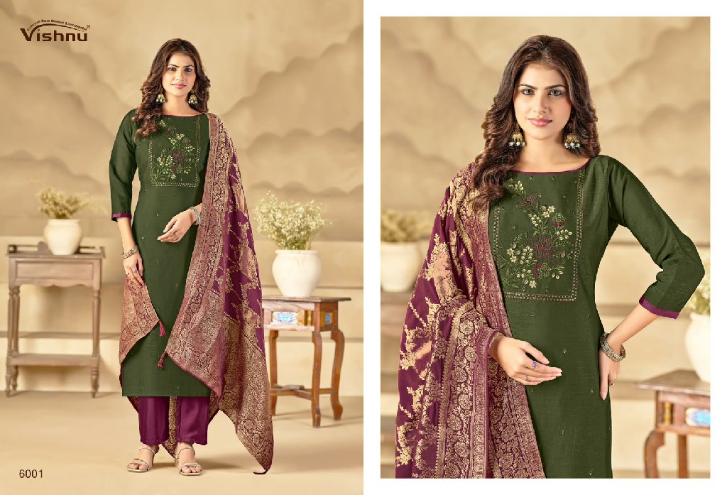 VISHNU SUBHIKSHA WHOLESALE BARSANA SIMMER CLASSY LOOK UNSTITCH SALWAR SUITS SUPPLIER