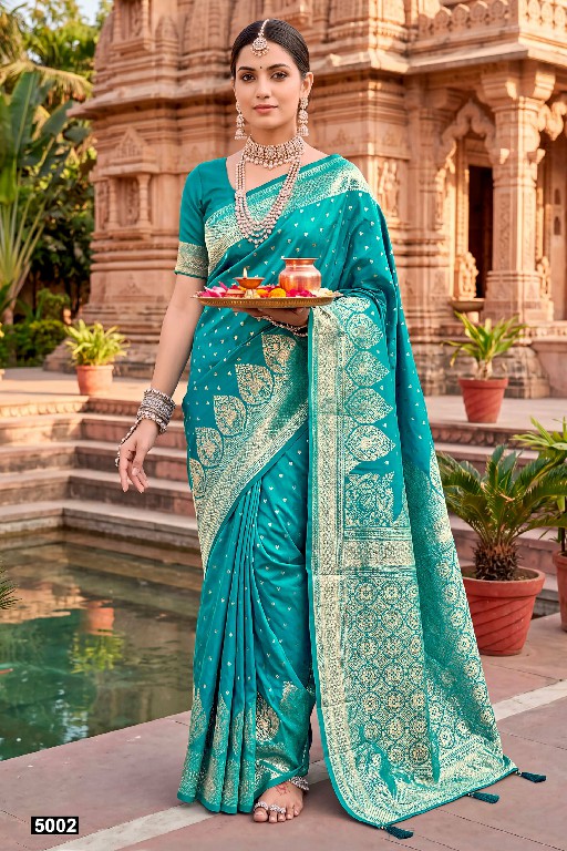 SAROJ CHANDRAKALA SATIN SAROSKI VOL 5 WHOLESALE SATIN SILK ATTRACTIVE INDIAN SAREES FOR WOMEN EXPORTER