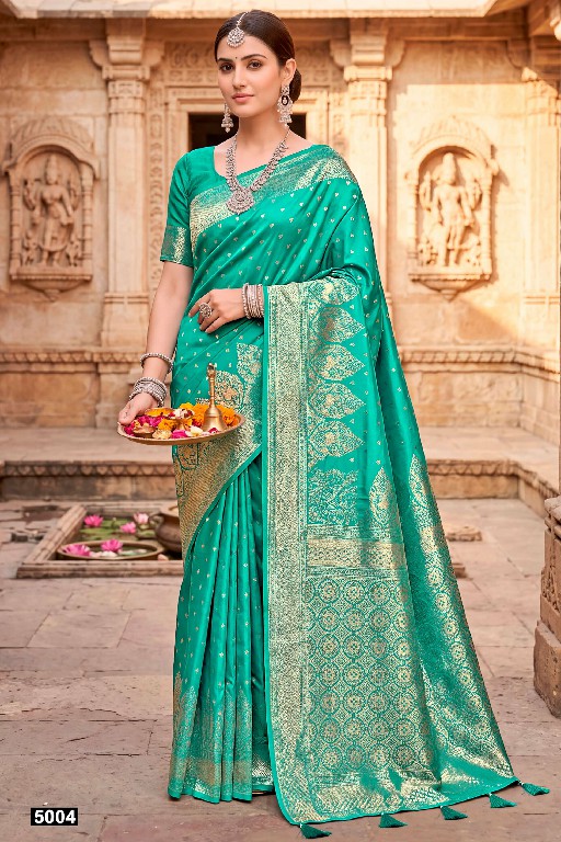 SAROJ CHANDRAKALA SATIN SAROSKI VOL 5 WHOLESALE SATIN SILK ATTRACTIVE INDIAN SAREES FOR WOMEN EXPORTER
