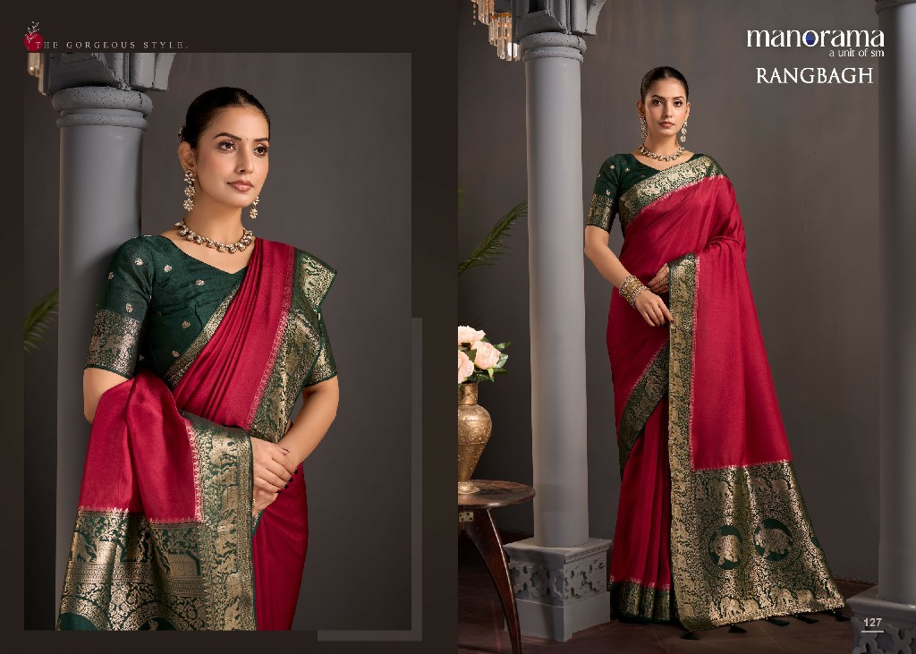 MANORAMA RANGBAGH WHOLESALE PREMIUM VISCOSE OCCASION WEAR INDIAN SAREES FOR WOMEN ONLINE