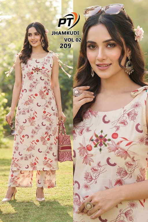 PADMAVATI TEXTILES JHAMKUDI VOL 2 WHOLESALE READYMADE VRTICAN STYLISH COMBO CORD SET FOR EXPORT