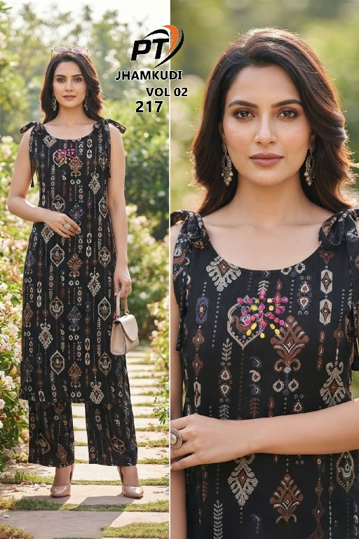 PADMAVATI TEXTILES JHAMKUDI VOL 2 WHOLESALE READYMADE VRTICAN STYLISH COMBO CORD SET FOR EXPORT