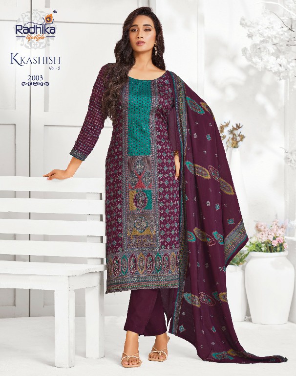 RADHIKA LIFESTYLE KKASHISH VOL 2 WHOLESALE READYMADE JAM WITH WORK BIG SIZE 3 PCS SUITS EXPORTER