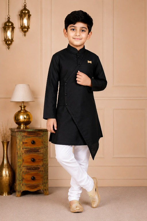 VENMER PRESENT READYMADE COTTON UNIQUE STYLISH KURTA PYJAMA FOR KIDS ONLINE