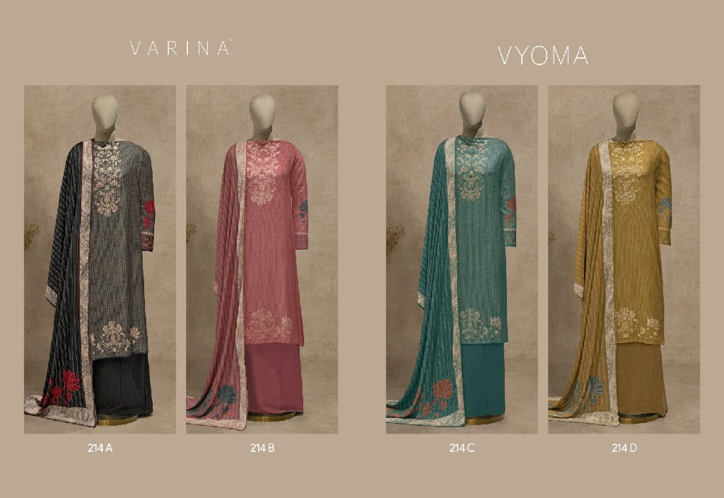 VARINA VYOMA WHOLESALE PASHMINA WINTER AMAZING UNSTITCH SALWAR SUITS ONLINE