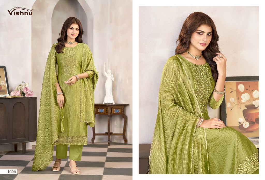 VISHNU SURKHIYAAH WHOLESALE SALSA SILK TRENDING DESIGN UNSTITCH SALWAR SUITS EXPORTER
