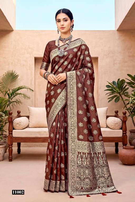 SAROJ DESTINY SIMMER SATIN VOL 1 WHOLESALE TISSUE SATIN FESTIVE WEAR INDIAN SAREES FOR WOMEN EXPORTER