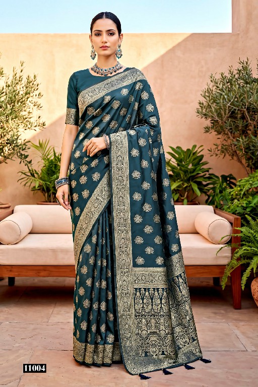SAROJ DESTINY SIMMER SATIN VOL 1 WHOLESALE TISSUE SATIN FESTIVE WEAR INDIAN SAREES FOR WOMEN EXPORTER