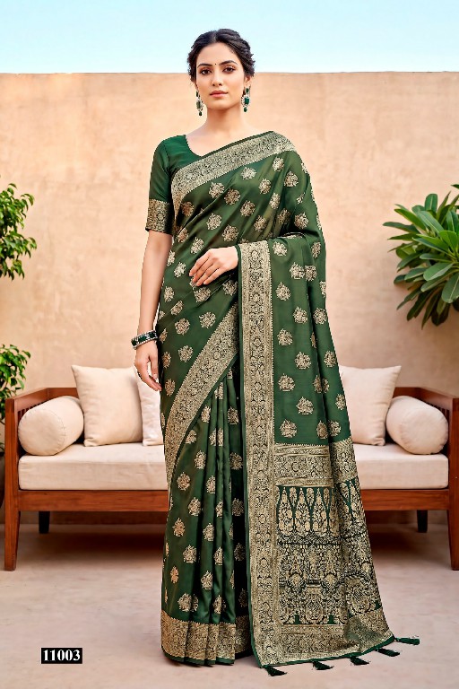 SAROJ DESTINY SIMMER SATIN VOL 1 WHOLESALE TISSUE SATIN FESTIVE WEAR INDIAN SAREES FOR WOMEN EXPORTER
