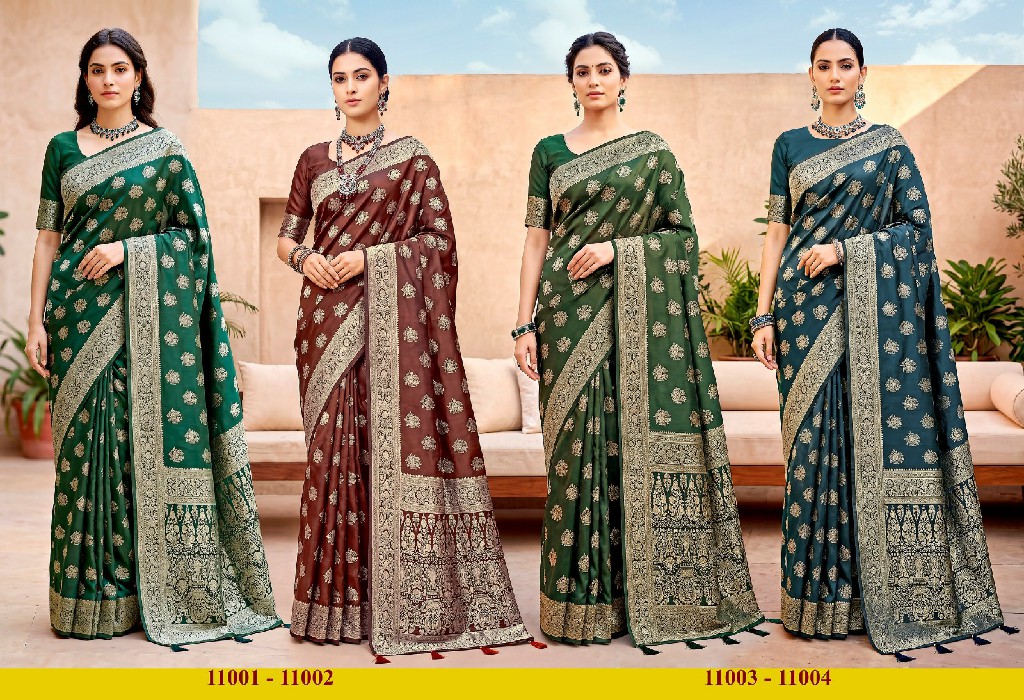 SAROJ DESTINY SIMMER SATIN VOL 1 WHOLESALE TISSUE SATIN FESTIVE WEAR INDIAN SAREES FOR WOMEN EXPORTER
