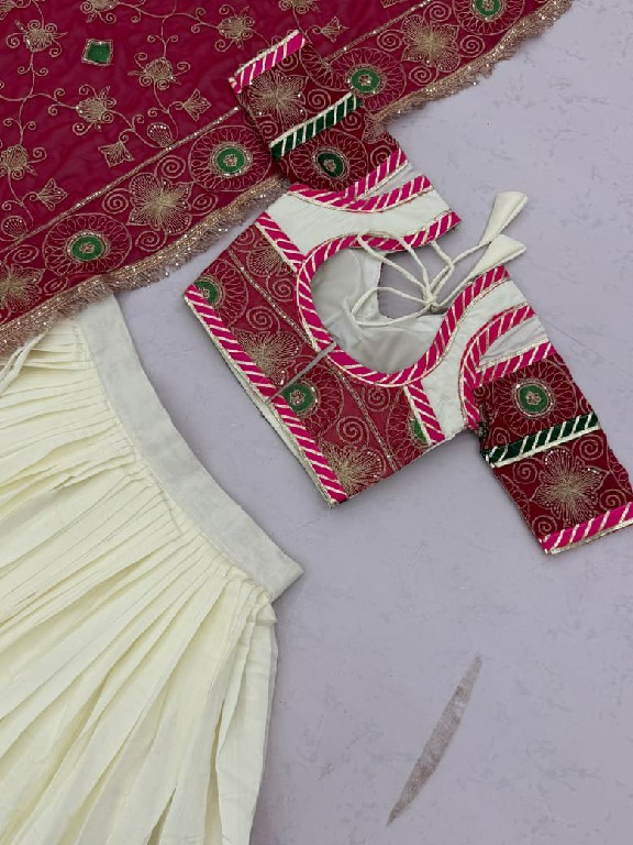 TAPI CREATION D.NO 325 WHOLESALE READYMADE ROMAN SILK NAVRATRI STYLE AMAZING LEHENGA CHOLI FOR EXPORT