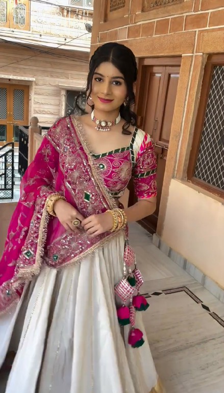 TAPI CREATION D.NO 325 WHOLESALE READYMADE ROMAN SILK NAVRATRI STYLE AMAZING LEHENGA CHOLI FOR EXPORT