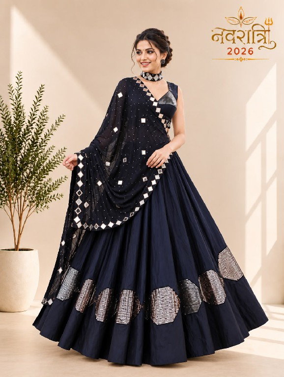 PAYAL CREATION D.NO 7065 WHOLESALE READYMADE PURE COTTON SILK NAVRATRI SPECIAL CHANIYA CHOLI FOR EXPORT