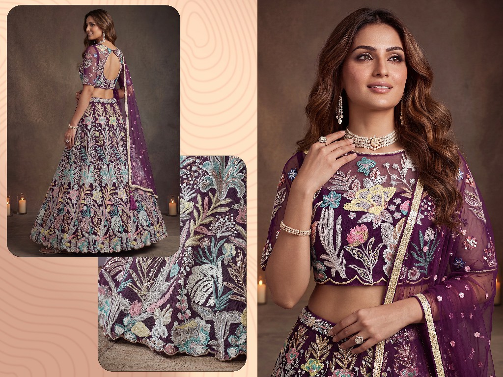 ZEEL CLOTHING ZEEL VOL 38 WHOLESALE SOFT NET EMBROIDERED LEHENGA CHOLI FOR EVERY OCCASION EXPORTER