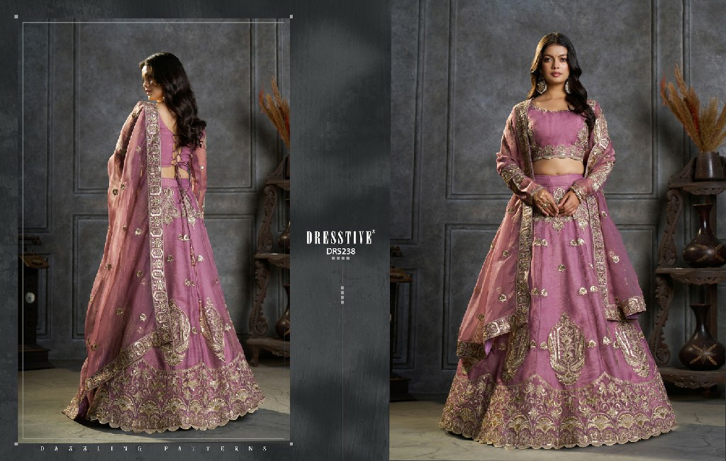 ARYA SAANJH WHOLESALE ORGANZA EMBROIDERED PARTY WEAR LEHENGA CHOLI FOR EXPORT