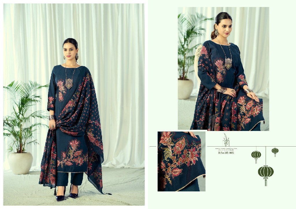AZARA BY RADHIKA FASHION BEAUTY SILK VOL 12 WHOLESALE MODAL MUSLIN CLASSY DESIGN UNSTITCH SALWAR SUITS ONLINE