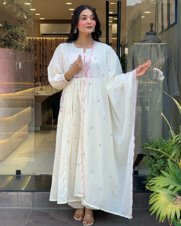 TEXTILEDEAL D.NO RR-1008 WHOLESALE READYMADE HEAVY MAL COTTON DESIGNER GOWN PANT WITH DUPATTA FOR WOMEN ONLINE