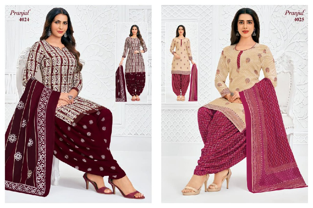 PRANJUL PRIYANSHI VOL 40 WHOLESALE COTTON PRINTED DAILY WEAR DRESS MATERIAL ONLINE