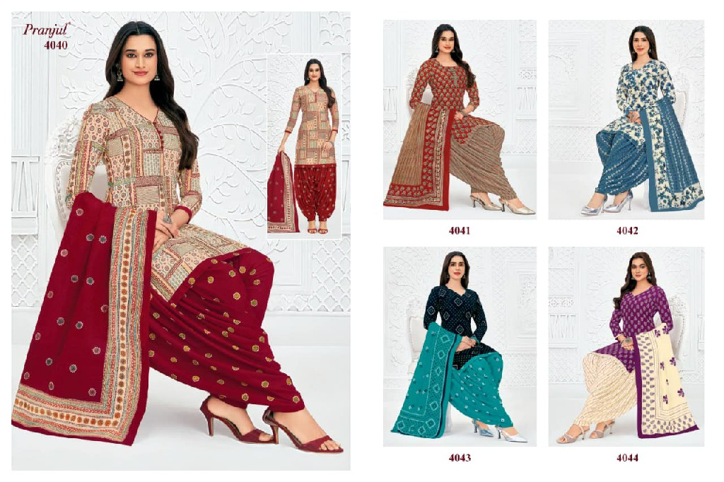 PRANJUL PRIYANSHI VOL 40 WHOLESALE COTTON PRINTED DAILY WEAR DRESS MATERIAL ONLINE