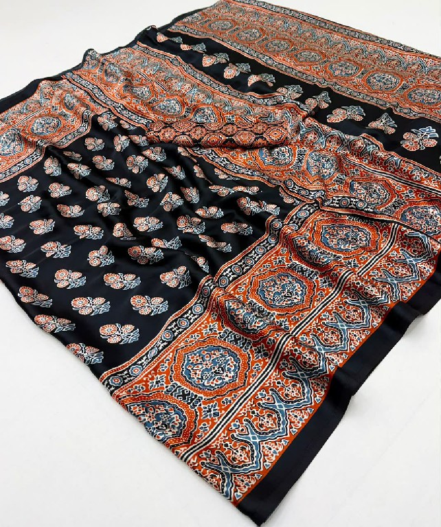 RAJTEX PURE AJRAKH VOL 58 WHOLESALE MODAL SATIN PRINTED CASUAL WEAR SAREES FOR WOMEN ONLINE