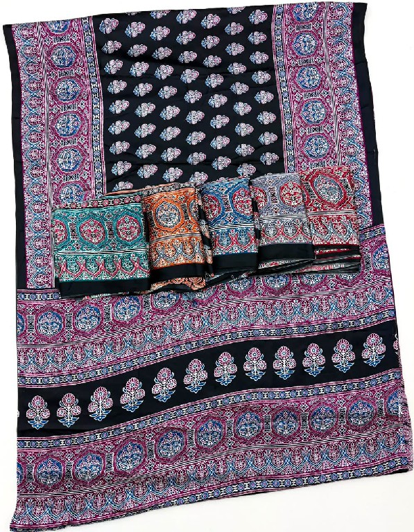 RAJTEX PURE AJRAKH VOL 58 WHOLESALE MODAL SATIN PRINTED CASUAL WEAR SAREES FOR WOMEN ONLINE