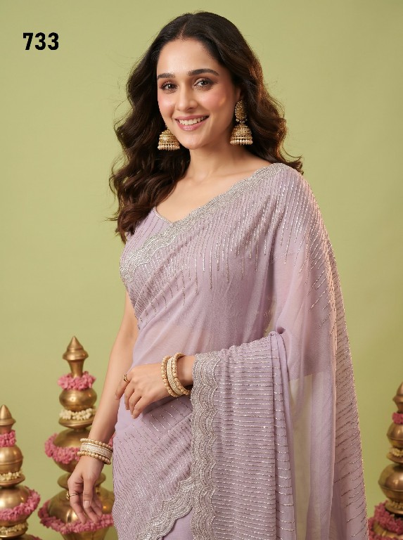DURGA D.NO 749-733-774-788-787-767 WHOLESALE BEAUTIFUL PARTY WEAR INDIAN SAREES FOR WOMEN SUPPLIER