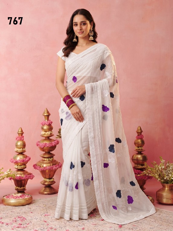 DURGA D.NO 749-733-774-788-787-767 WHOLESALE BEAUTIFUL PARTY WEAR INDIAN SAREES FOR WOMEN SUPPLIER