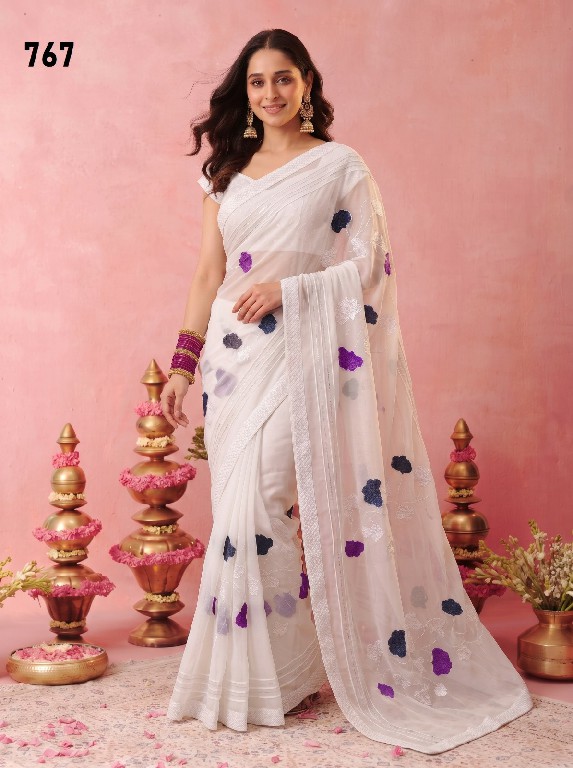 DURGA D.NO 749-733-774-788-787-767 WHOLESALE BEAUTIFUL PARTY WEAR INDIAN SAREES FOR WOMEN SUPPLIER