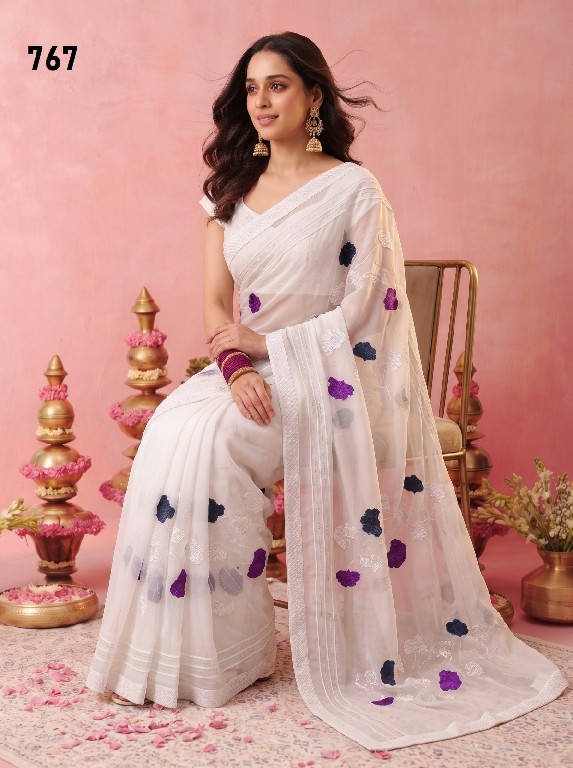 DURGA D.NO 749-733-774-788-787-767 WHOLESALE BEAUTIFUL PARTY WEAR INDIAN SAREES FOR WOMEN SUPPLIER