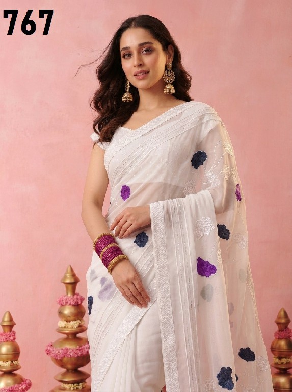 DURGA D.NO 749-733-774-788-787-767 WHOLESALE BEAUTIFUL PARTY WEAR INDIAN SAREES FOR WOMEN SUPPLIER