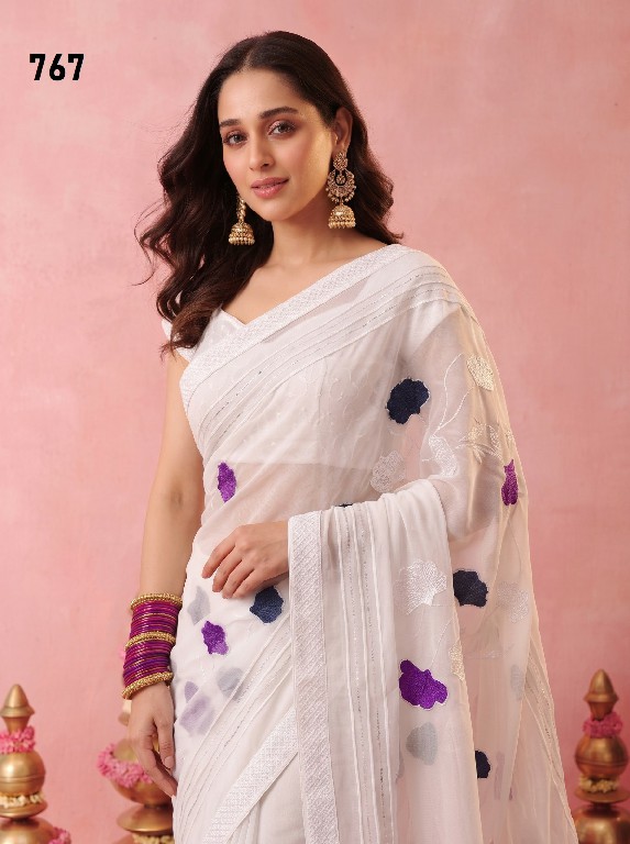 DURGA D.NO 749-733-774-788-787-767 WHOLESALE BEAUTIFUL PARTY WEAR INDIAN SAREES FOR WOMEN SUPPLIER