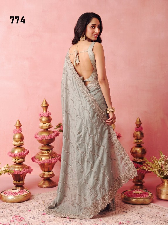 DURGA D.NO 749-733-774-788-787-767 WHOLESALE BEAUTIFUL PARTY WEAR INDIAN SAREES FOR WOMEN SUPPLIER