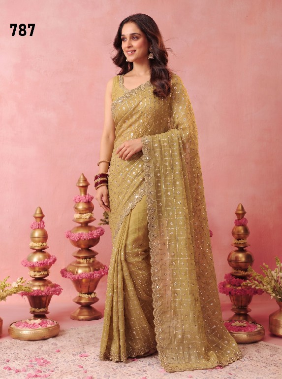 DURGA D.NO 749-733-774-788-787-767 WHOLESALE BEAUTIFUL PARTY WEAR INDIAN SAREES FOR WOMEN SUPPLIER
