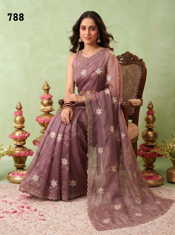 DURGA D.NO 749-733-774-788-787-767 WHOLESALE BEAUTIFUL PARTY WEAR INDIAN SAREES FOR WOMEN SUPPLIER