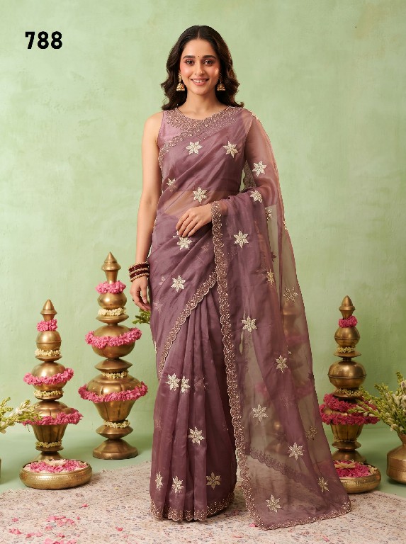 DURGA D.NO 749-733-774-788-787-767 WHOLESALE BEAUTIFUL PARTY WEAR INDIAN SAREES FOR WOMEN SUPPLIER