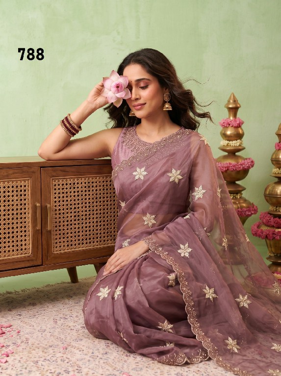DURGA D.NO 749-733-774-788-787-767 WHOLESALE BEAUTIFUL PARTY WEAR INDIAN SAREES FOR WOMEN SUPPLIER