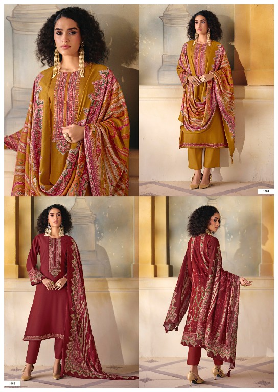 RANG FASHION GUL WHOLESALE PURE PASHMINA WINTER COLLECTION UNSTITCH SALWAR SUITS EXPORTER