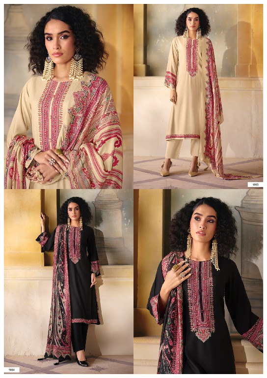 RANG FASHION GUL WHOLESALE PURE PASHMINA WINTER COLLECTION UNSTITCH SALWAR SUITS EXPORTER